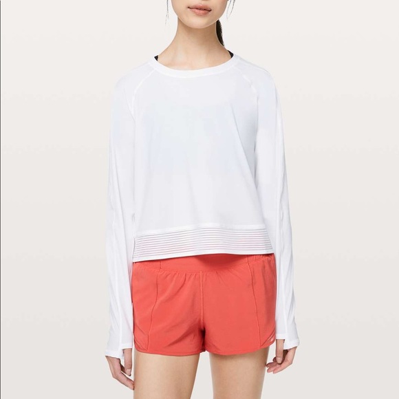 Lululemon Stripe in Stride Long Sleeve Top - Picture 1 of 9